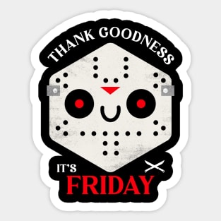 Thank Goodness It's Friday Sticker